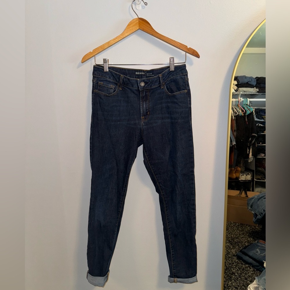 Old navy rockstar mid-rise size 8